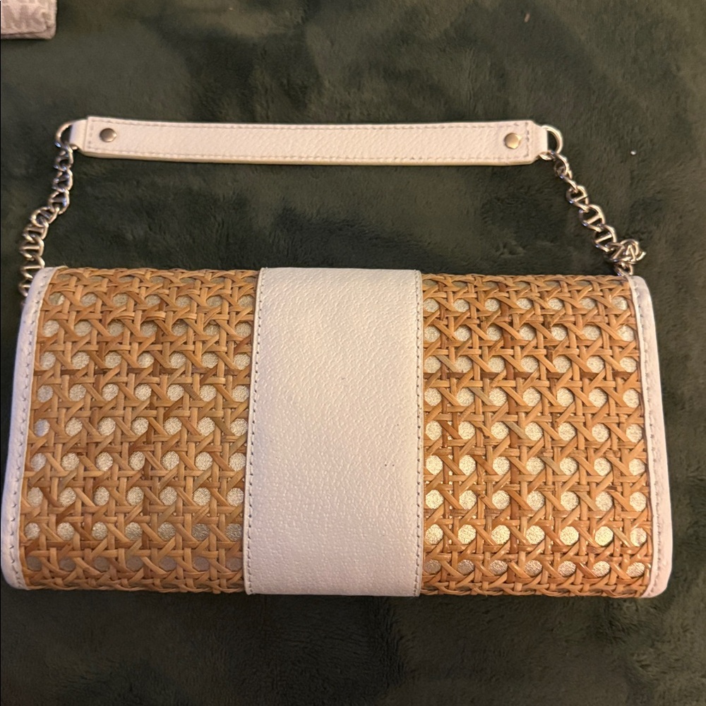 Kate Spade Cream and Tan Woven Wallet - Picture 2 of 3